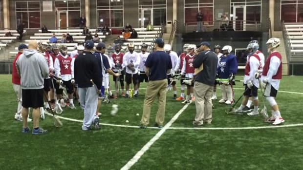 Hopeful Athletes Try Out for US Indoor Lacrosse Squad 